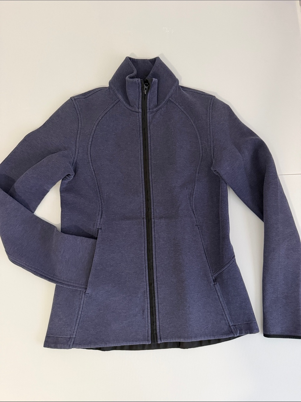 Lululemon Women’s Insculpt Scuba Full Zip Jacket Indigo Blue/Purple Size 6-8 Med